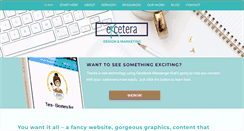 Desktop Screenshot of ekcetera.com